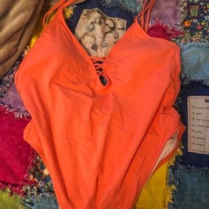 Once piece bathing suit